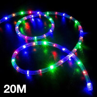 LED įvairių spalvų girlianda 20M
