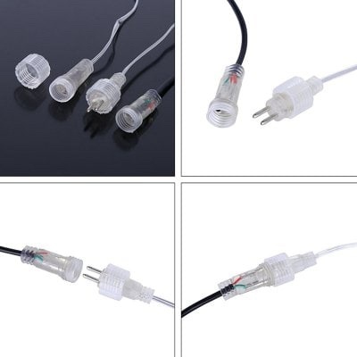 Kalėdinės lemputės „Lietaus lašeliai“ balta 3.5M - Image 4