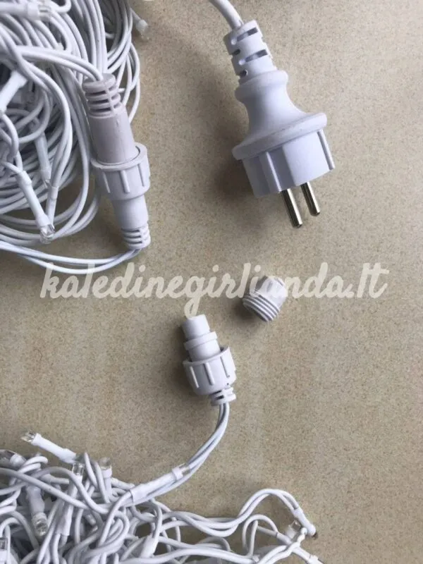 500LED šviesos užuolaida šalta balta 25M - Image 2