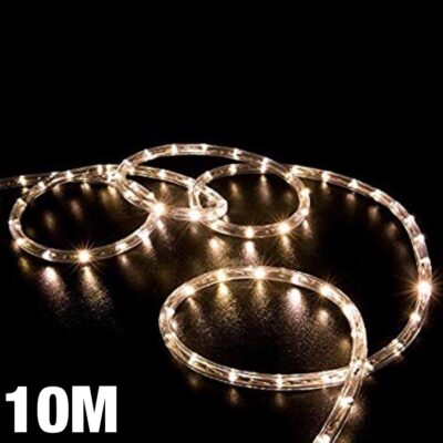 LED kalėdinė girlianda šilta balta 10M