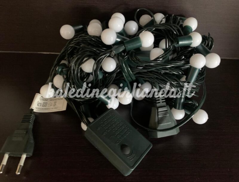 100LED apvalios lemputės šilta balta 8.5M - Image 2