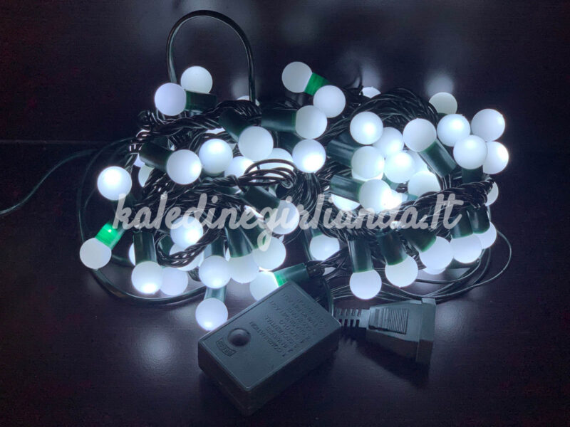 200LED apvalios lemputės šalta balta 16.5M - Image 2
