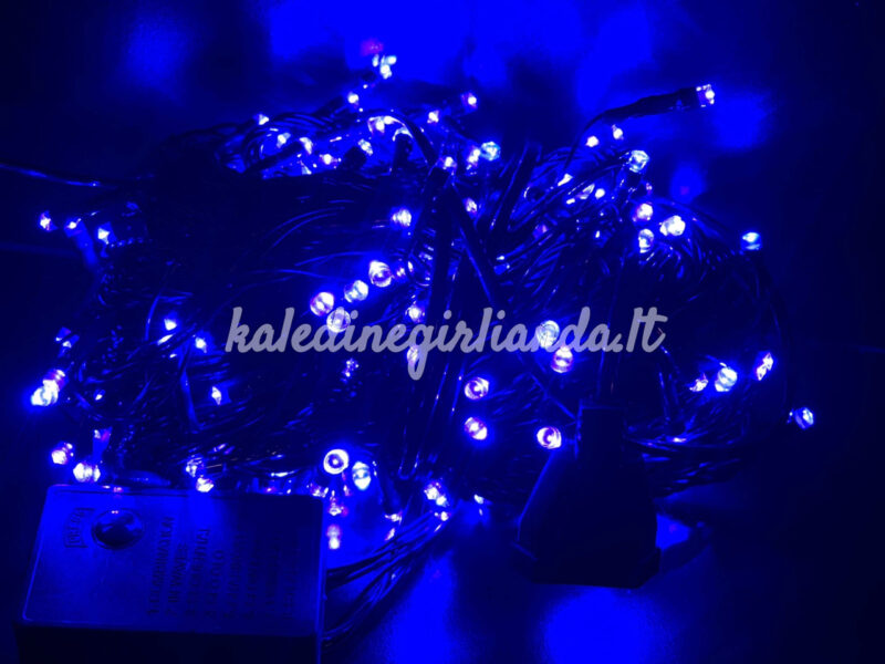 300LED mėlynos kalėdinės lemputės 22M - Image 5