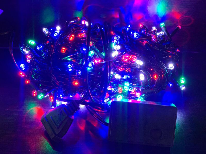 300LED įvairių spalvų kalėdinės lemputės 25.5M - Image 2