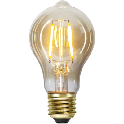 LED tipo lemputė TA60 E27 geltonos gintaro spalvos