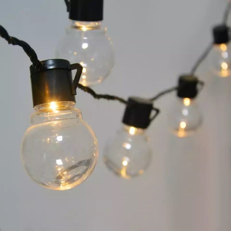 LED šviesos girlianda 4,5M 20 lempučių su saulės baterija - Image 7