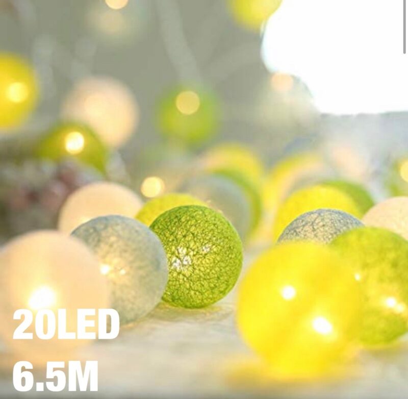 360LED kaledinės lemputės, šiltai baltos 30M - Image 2
