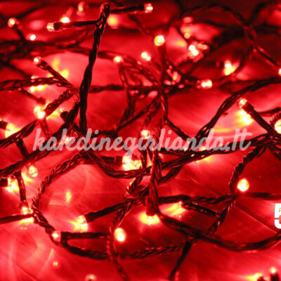 500LED raudonos kalėdinės lemputės 38M