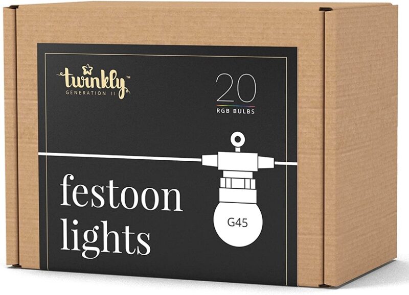 Išmanioji Twinkly Festoon šviesos girlianda RGB 10 M 20 lempučių (Gen II) - Image 4