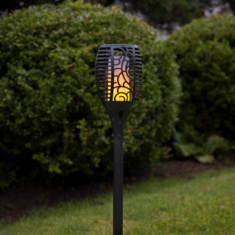 LED sodo šviestuvas imituojantis liepsną 51cm