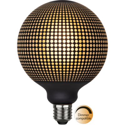 LED tipo lemputė G125 E27 grafinis