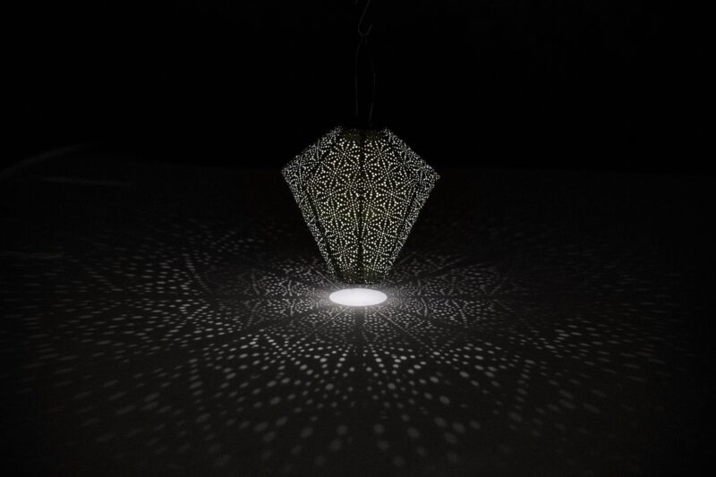 Pakabinamas saulės žibintas Lumiz Diamond28 Sashiko Šviesiai Žalia - Image 2