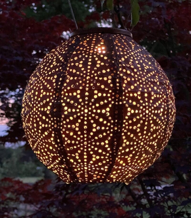Pakabinamas saulės žibintas Lumiz Round20 Sashiko Copper - Image 2