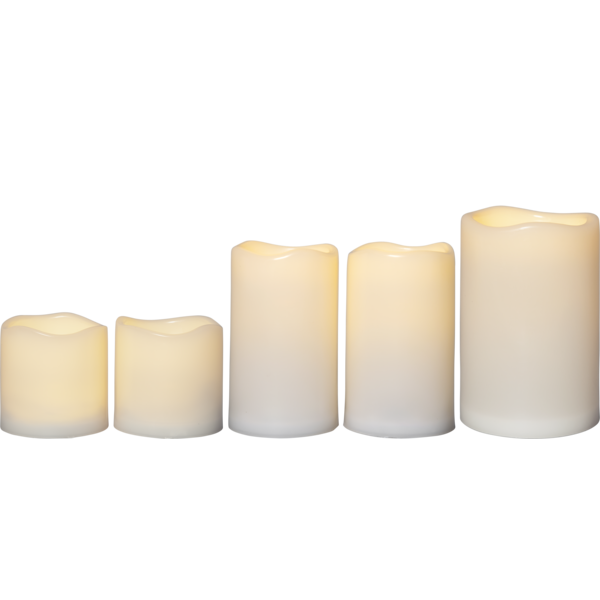 LED žvakių rinkinys 5 vnt. - Image 4