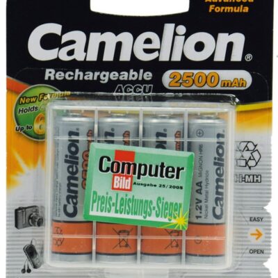 Baterijos CAMELION-MIGNON įkraunamos AA 2500mA 4 vnt./pak.