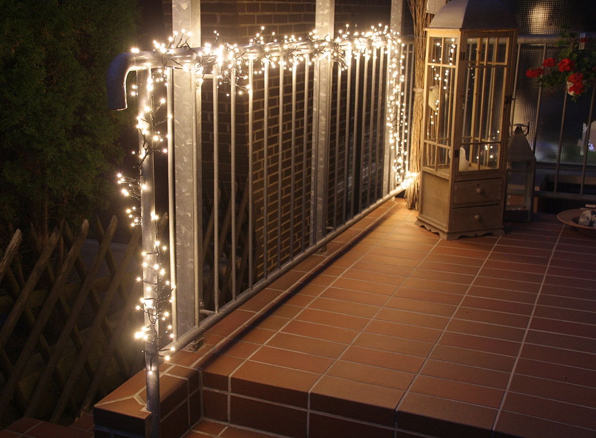 600LED Kalėdų žibintai Cluster šiltai baltos spalvos 16m - Image 4