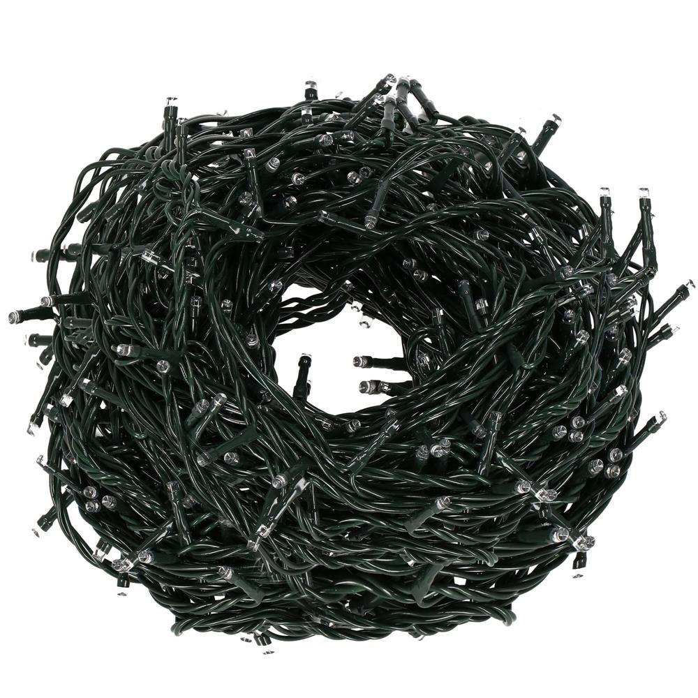1000LED kalėdinės lemputės, šiltai baltos 61,5M - Image 3