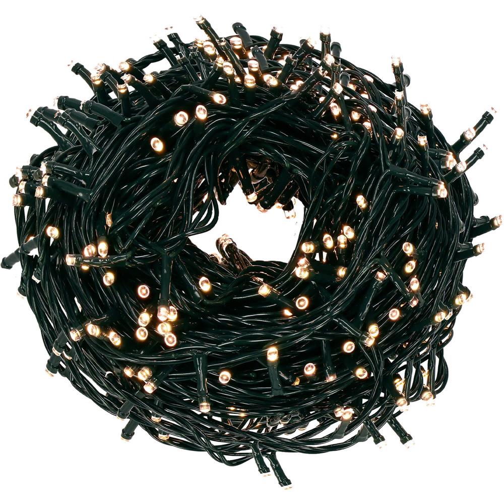 1000LED kalėdinės lemputės, šiltai baltos 61,5M - Image 2