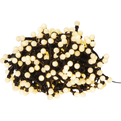 300 LED apvalios lemputės šilta balta 6M