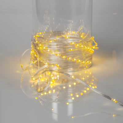 480LED kalėdinis eglutės šviesų peršviečiamas vamzdis šilta balta