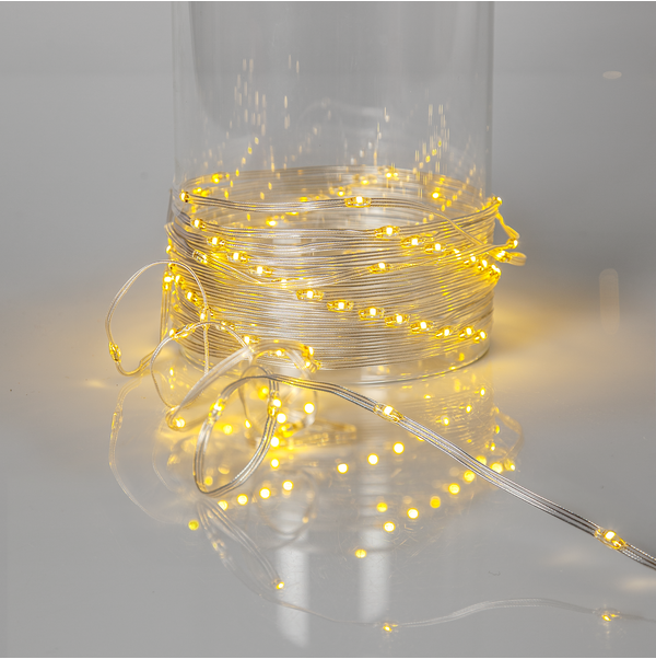 480LED kalėdinis eglutės šviesų peršviečiamas vamzdis šilta balta