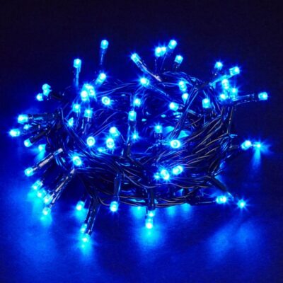 200LED mėlynos kalėdinės lemputės 16M