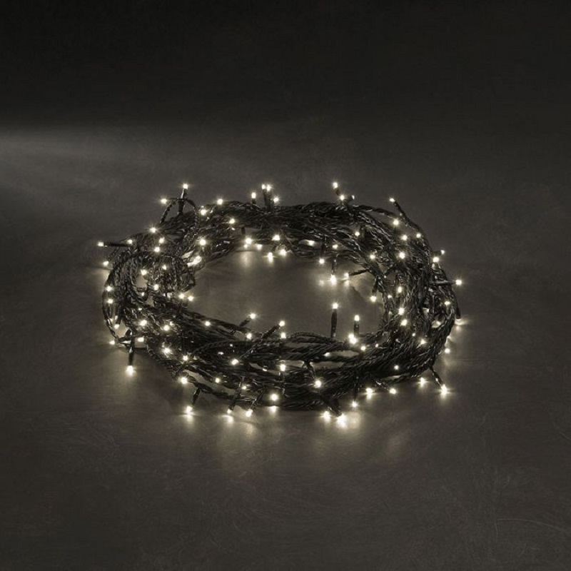 300LED kalėdinės lemputės šilta balta 22M Be apšvietimo programos