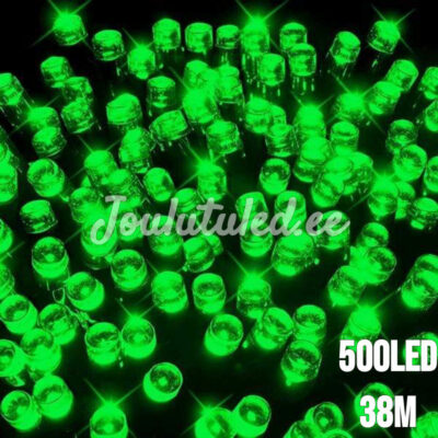 500LED žalios kalėdinės lemputės žalia 38M
