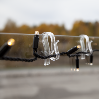 Šviesos girliandos bei girliandų užuolaidų laikikliai 10vnt