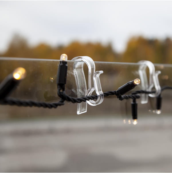 Šviesos girliandos bei girliandų užuolaidų laikikliai 10vnt