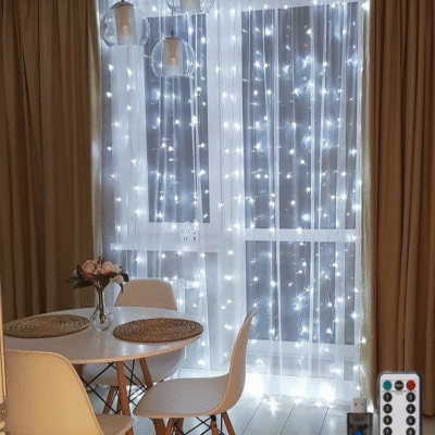 Šviesos juostos mini dydžio LED diodai šaltai balta 3M x 3M