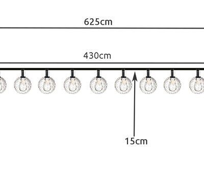 LED dekoratyvinė girlianda „Kamuoliukai“ 6,25 m, 30 lempučių, su saulės baterija, spalvota