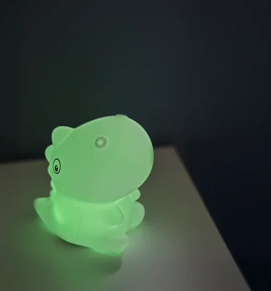 LED naktinė lempa „Dinosaur“ 15 cm