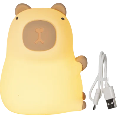 LED naktinė lempa „Capybara“ 11 cm