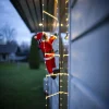 LED Kalėdų senelis ant kopėčių „Ladde“ 200 cm
