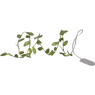 LED girlianda su baterijomis „Leaf“ 95 cm
