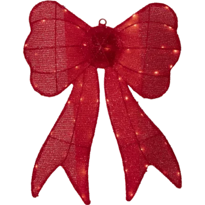 LED kaspinas „Arco“ raudonas 56 cm