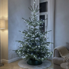 200LED šaltos baltos spalvos kalėdinės lemputės 16M