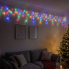 100LED įvairių spalvų šviesos užuolaida 5.5M