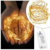 LED vielinė girlianda su žvaigždutėmis, 20 LED, šiltai balta, su baterijomis