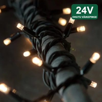 LED lempučių girlianda PRO 24V 10M