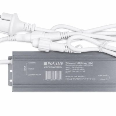 PRO maitinimo blokas 24V 100W IP67 – iki 11 girliandų (110 m)
