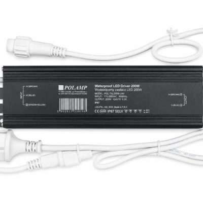 PRO maitinimo blokas 24V 200W IP67 – iki 23 girliandų (230 m)