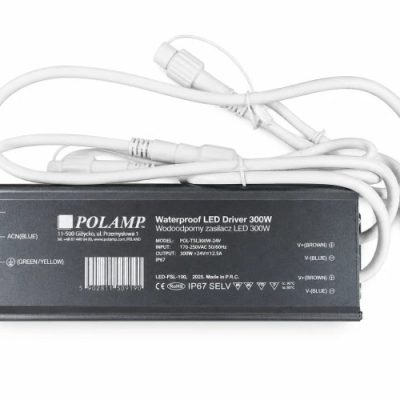 PRO maitinimo blokas 24V 300W IP67 – iki 35 girliandų (350 m)